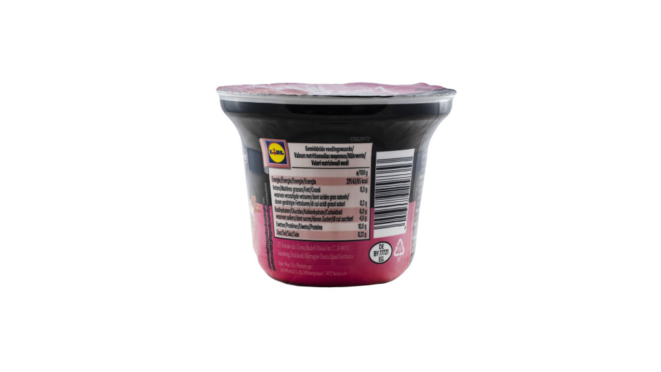 Yogurt Proteico al Lampone e Melagrana