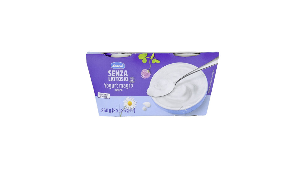 Yogurt Bianco Magro senza Lattosio