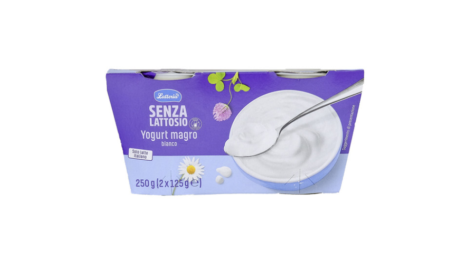 Yogurt Bianco Magro senza Lattosio