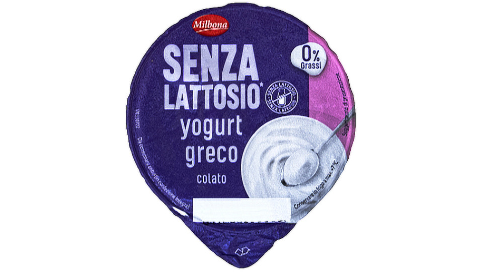 Yogurt Greco senza Lattosio 0% Grassi