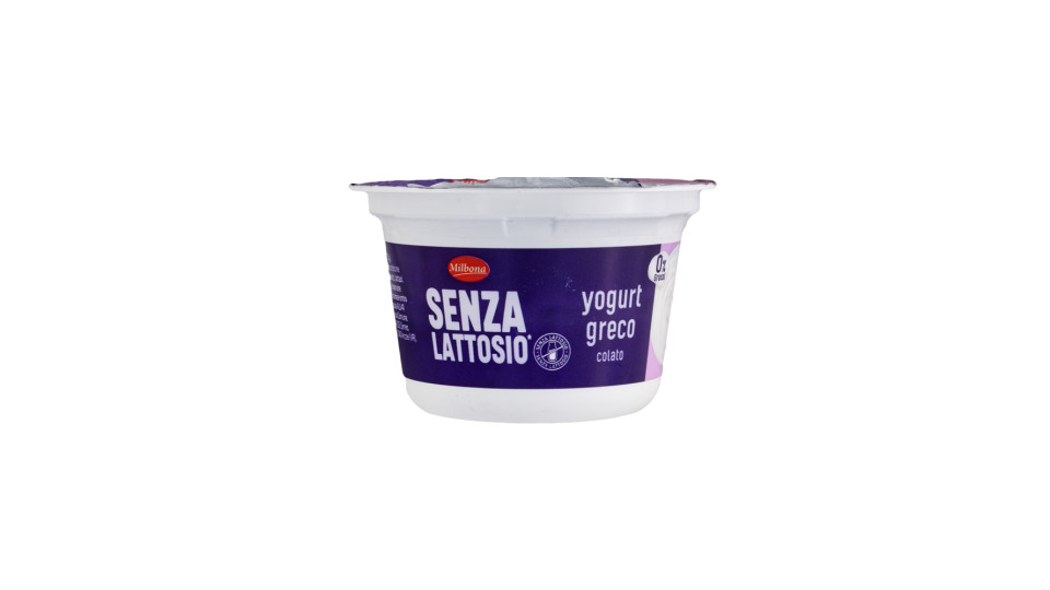 Yogurt Greco senza Lattosio 0% Grassi
