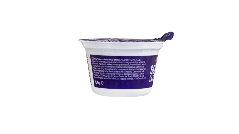 Yogurt Greco senza Lattosio 0% Grassi