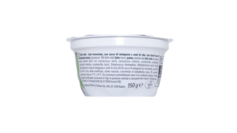 Kefir Cremoso Melagrana e Chia