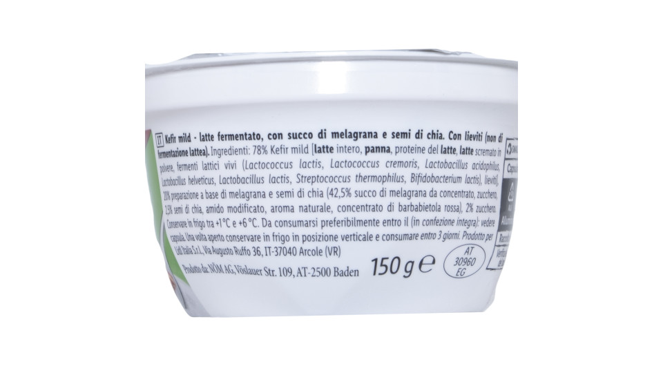 Kefir Cremoso Melagrana e Chia