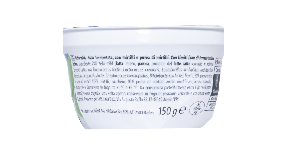 Kefir Cremoso Mirtillo