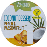 Dessert Vegano al Cocco con Pesca e Maracuja