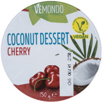 Dessert Vegano al Cocco con Ciliegia