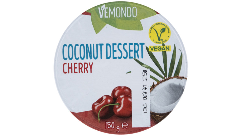 Dessert Vegano al Cocco con Ciliegia