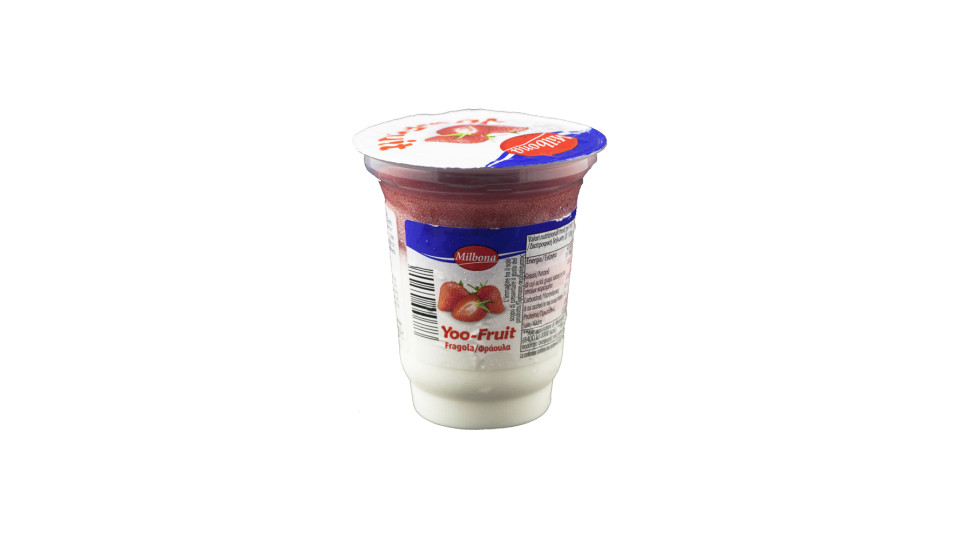 Yoo-fruit Dessert con Fragole a Base di Latte