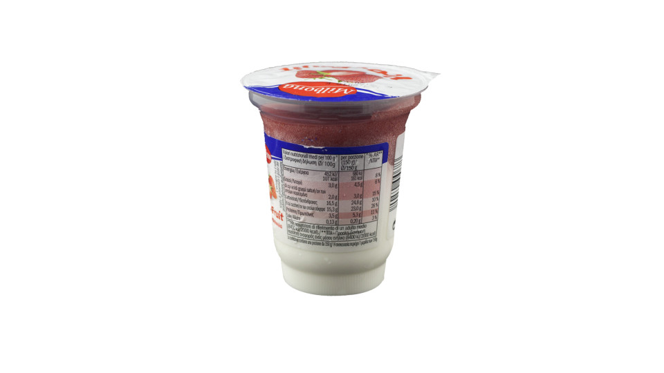 Yoo-fruit Dessert con Fragole a Base di Latte