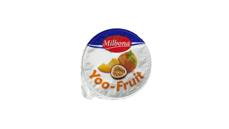 Yoo-fruit Dessert con Pesca-maracuja a Base di Latte