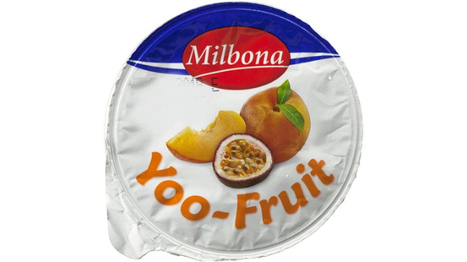 Yoo-fruit Dessert con Pesca-maracuja a Base di Latte
