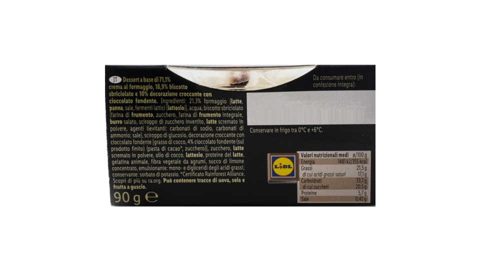 Cheesecake Cioccolato