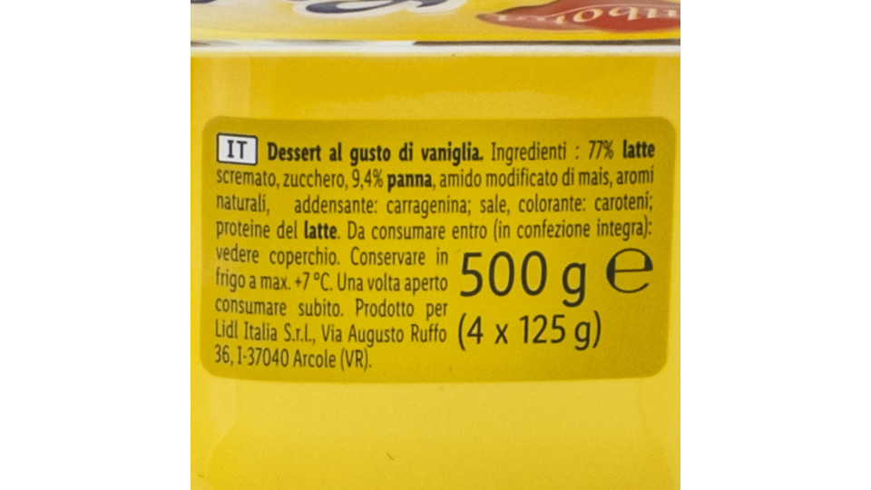 Crema Dessert Vaniglia