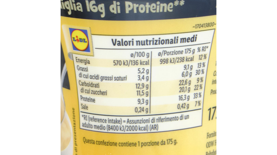 Mousse Proteica Gusto Vaniglia