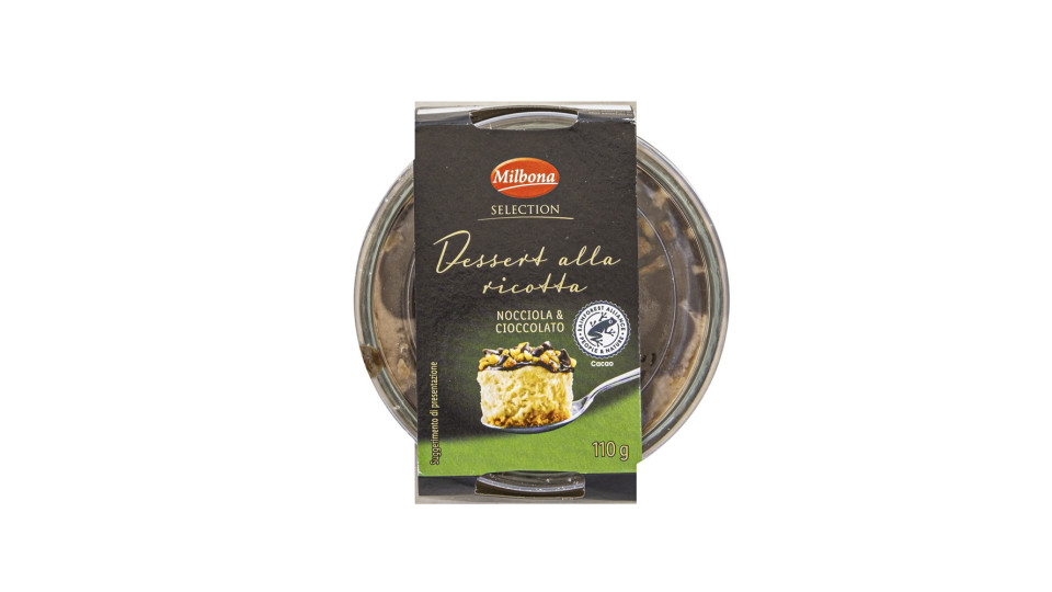 Dessert alla Ricotta Nocciola e Cioccolato