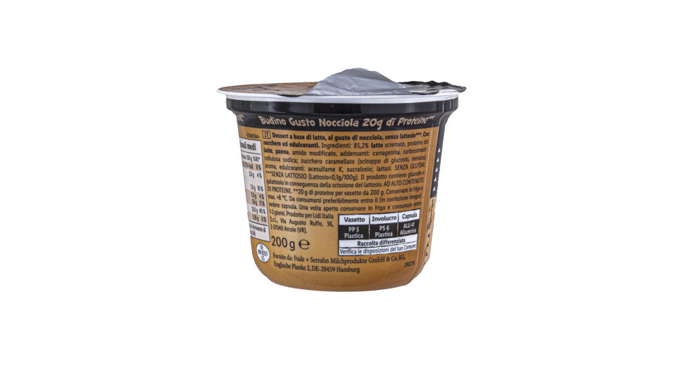 Budino Proteico Nocciola