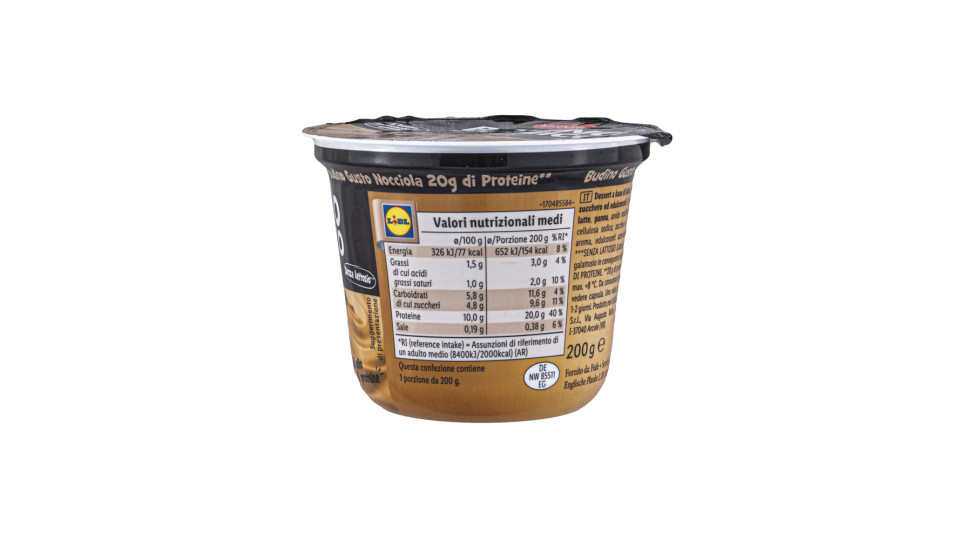 Budino Proteico Nocciola