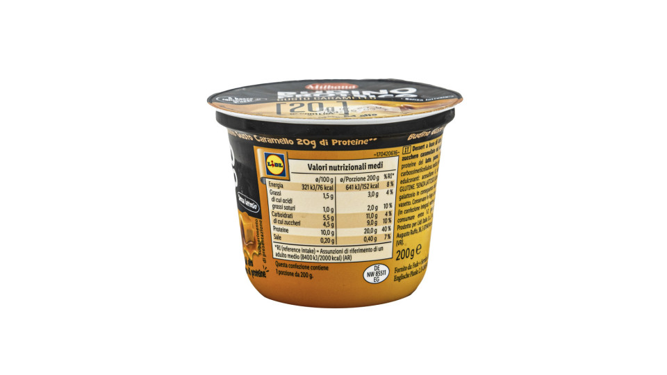 Budino Proteico Caramello