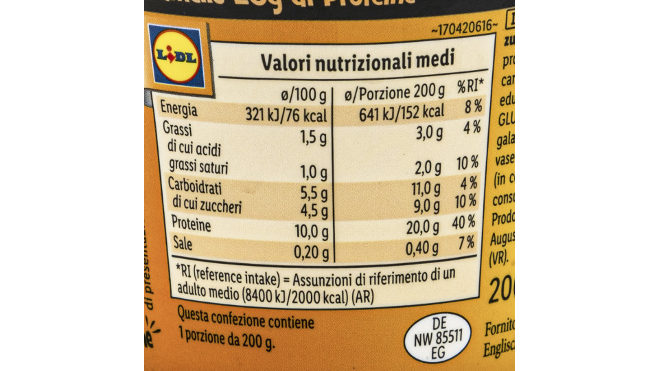 Budino Proteico Caramello
