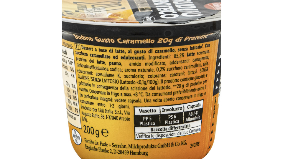 Budino Proteico Caramello