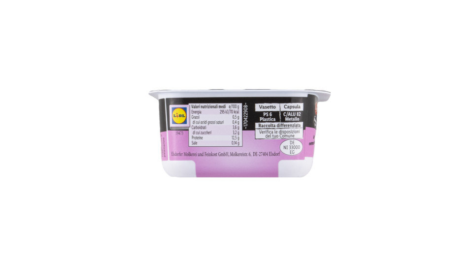 Quark Proteico al Lampone