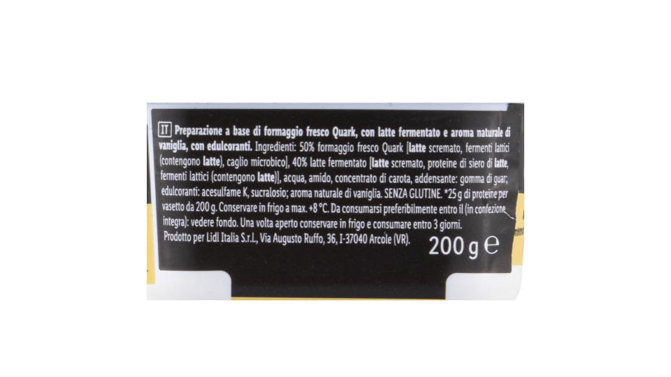 Quark Proteico alla Vaniglia