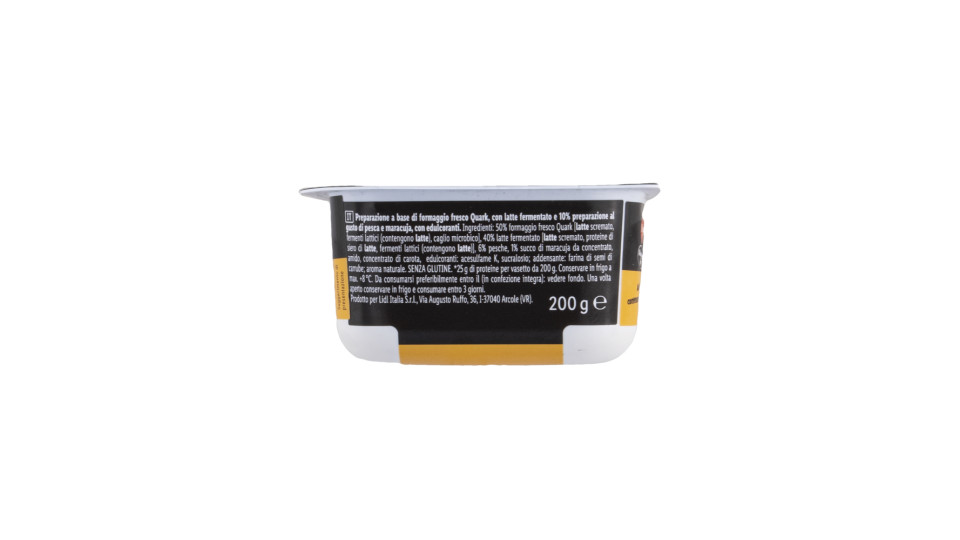 Quark Proteico alla Pesca e Maracuja