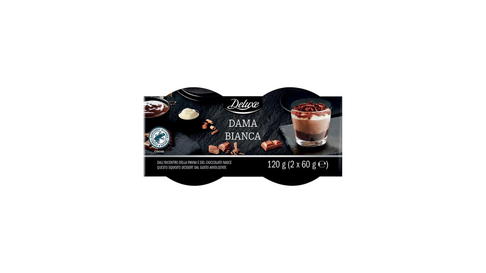 Dessert Dama Bianca Panna e Cioccolato