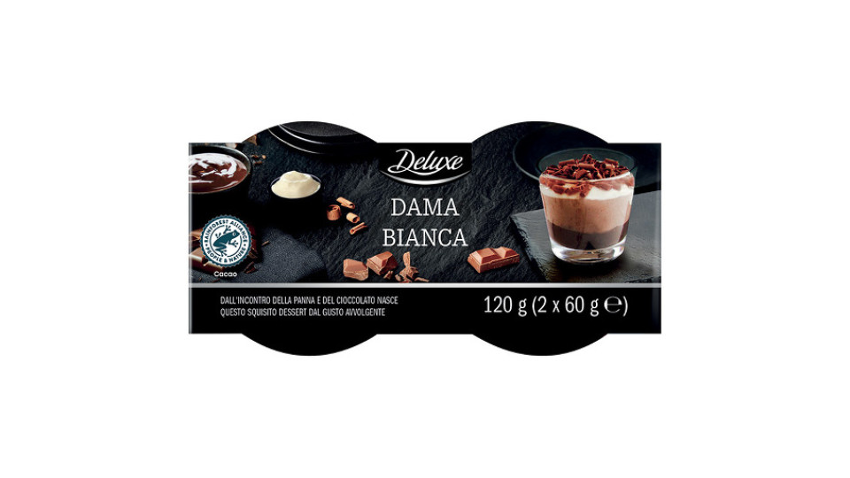 Dessert Dama Bianca Panna e Cioccolato