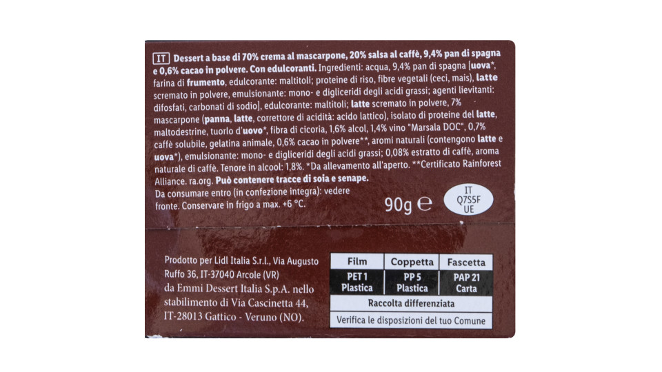 Tiramisù Proteico