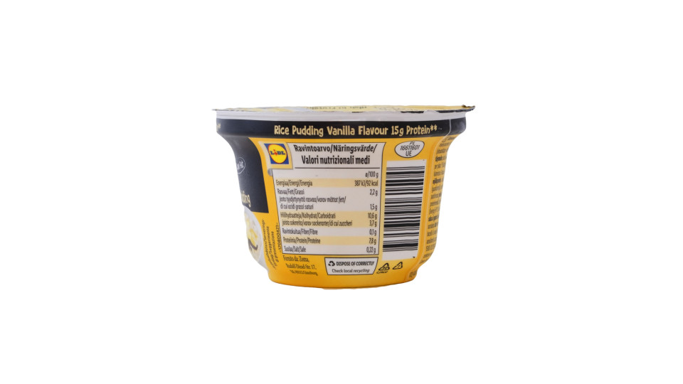 Riso Latte Proteico alla Vaniglia