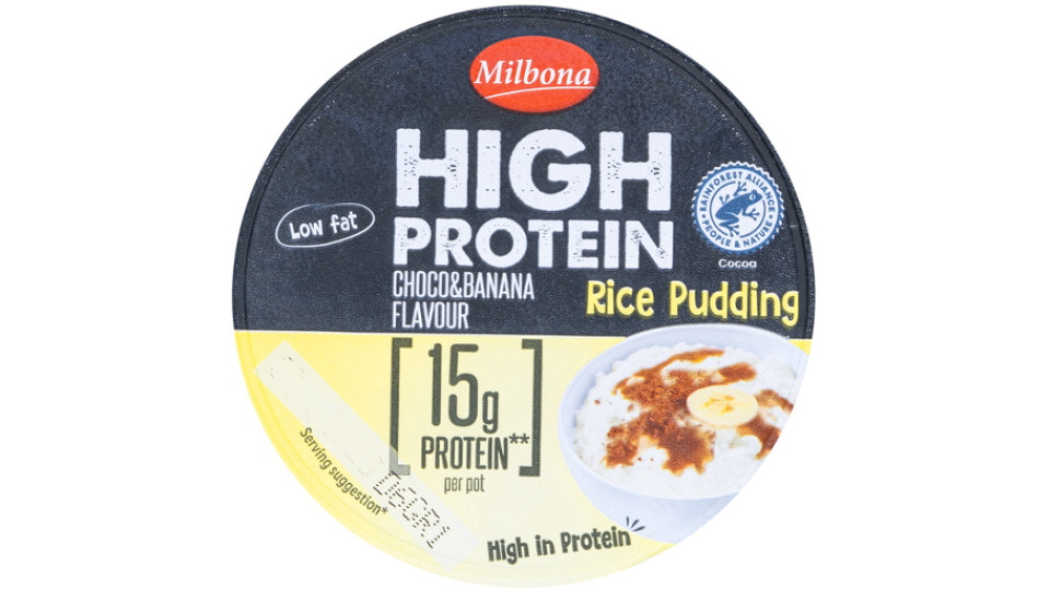 Riso Latte Proteico al Cioccolato e Banana