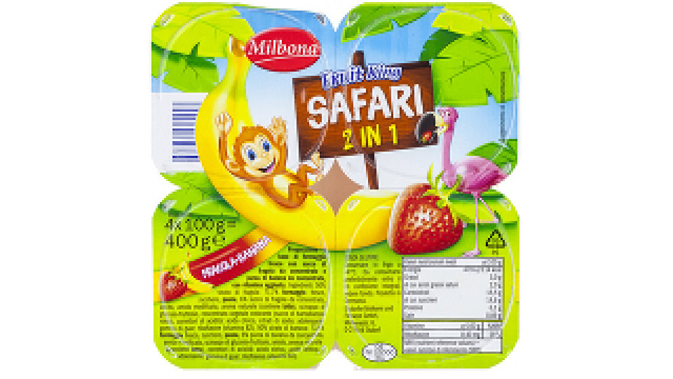Fruit King Dessert Fragola-banana per Bambini