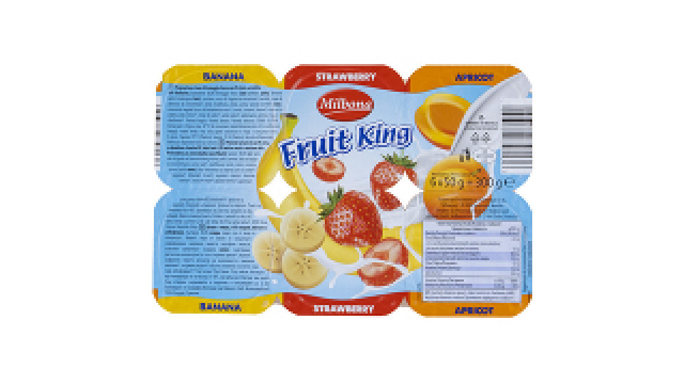 Fruit King Dessert Banana Fragola Albicocca per Bambini