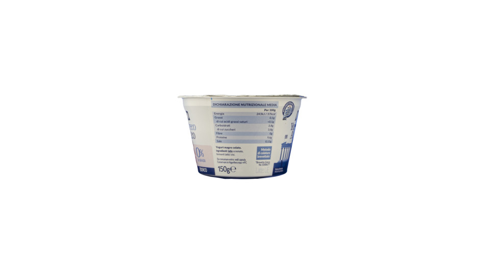 Delta Yogurt Greco Bianco 0% Grassi
