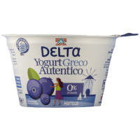Delta Yogurt Greco Mirtillo 0% Grassi
