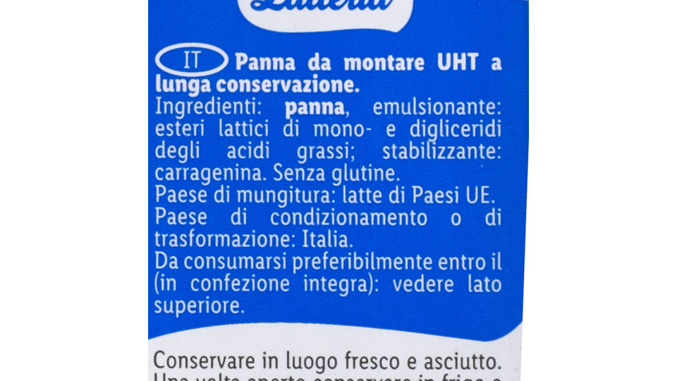 Panna Uht da Montare