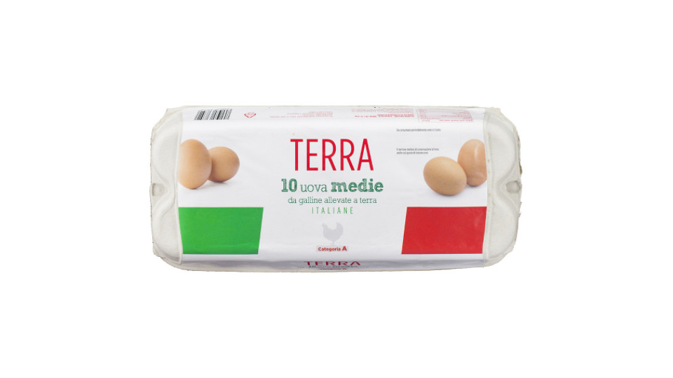 Uova Fresche Medie Categoria a da Allevamento a Terra