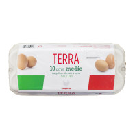Uova Fresche Medie Categoria a da Allevamento a Terra