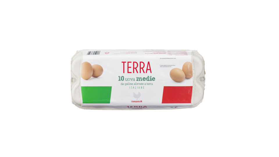 Uova Fresche Medie Categoria a da Allevamento a Terra