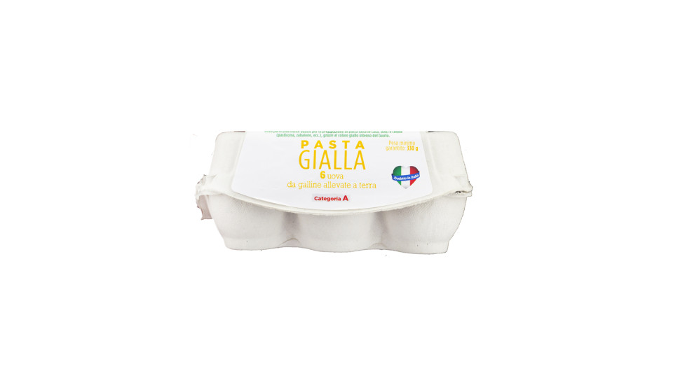 Uova Fresche Pasta Gialla da Allevamento a Terra
