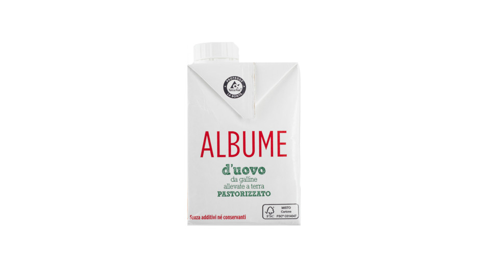 Albume d'Uovo Pastorizzato da Allevamento a Terra