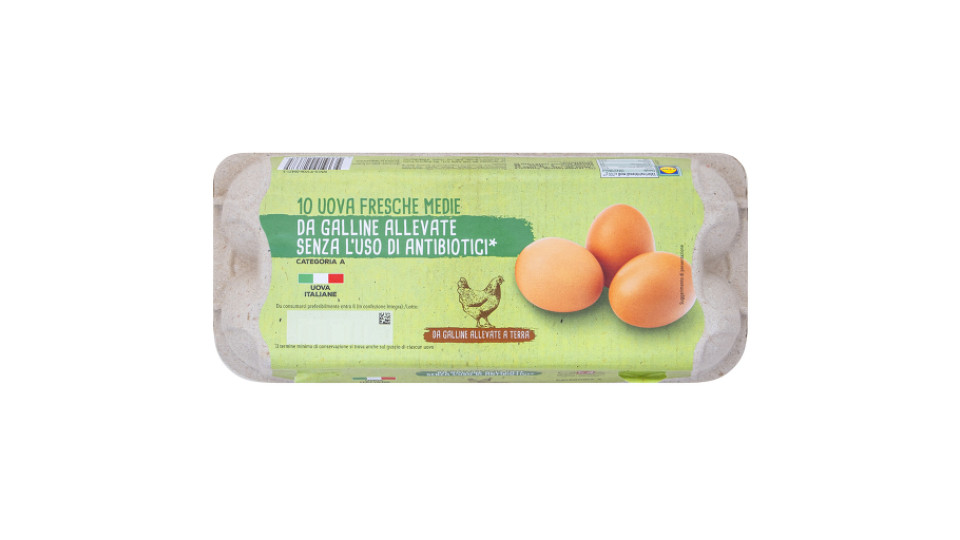 Uova Fresche m da Allevamento a Terra senza Antibiotici