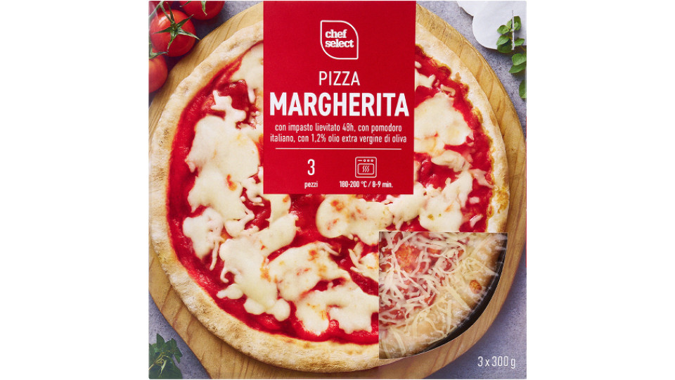 Pizza Margherita da Cuocere Refrigerata