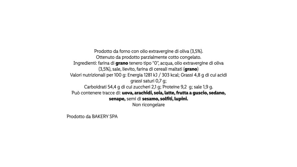 Schiacciata con Olio Extra Vergine di Oliva
