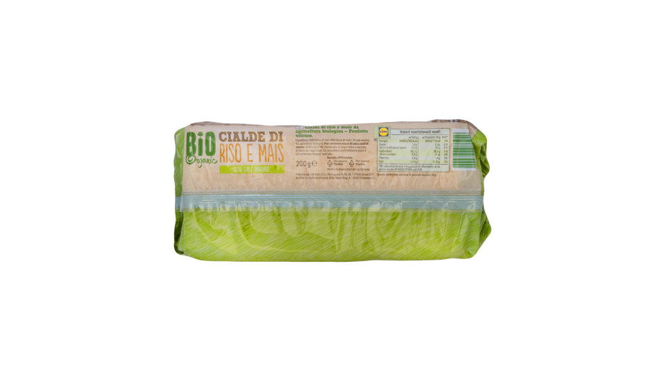 Cialde Bio con Riso e Mais