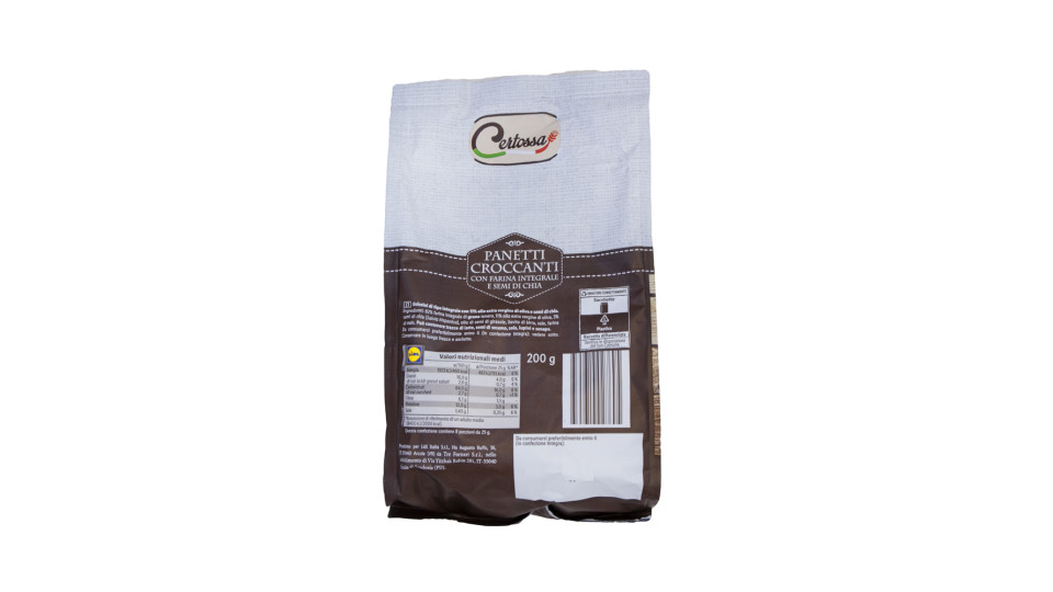 Panetti Croccanti con Farina Integrale