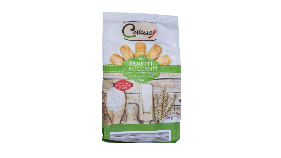 Panetti Croccanti con Quinoa e Olio Extra Vergine d'Oliva