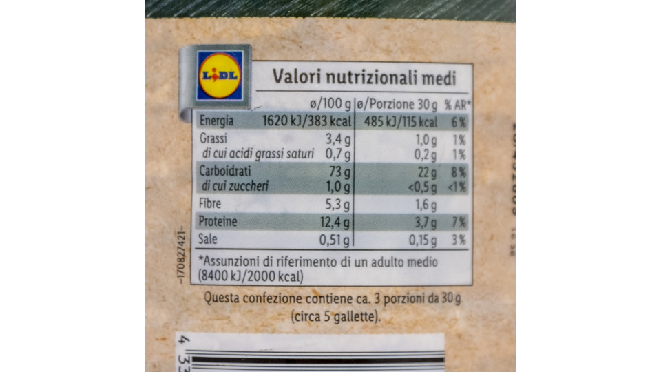 Gallette di Grano Saraceno Bio